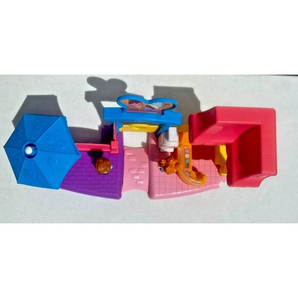 Fisher Price Little People Ice Cream Parlor Shop Playset with TWO Little Figures - Picture 2 of 13